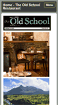 Mobile Screenshot of oldschoolrestaurant.co.uk